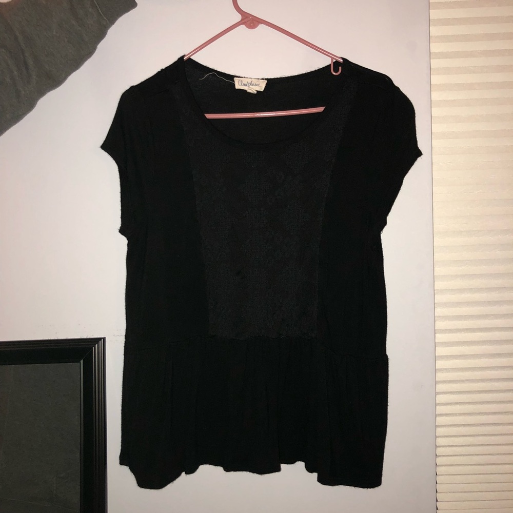 black blouse
